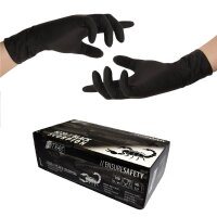100 Latexhandschuhe schwarz Handschuhe Einweghandschuhe...